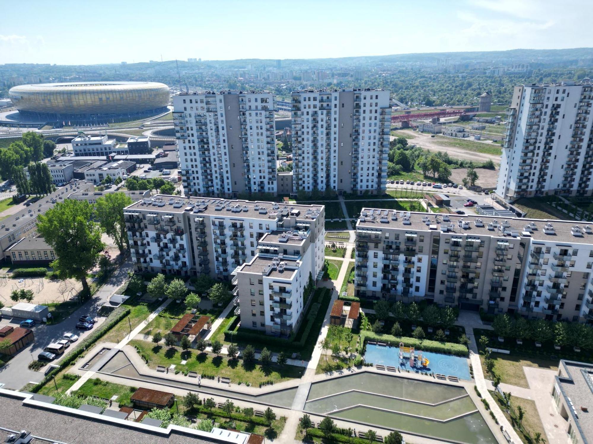Rzut Beretem Appartement Gdańsk Buitenkant foto